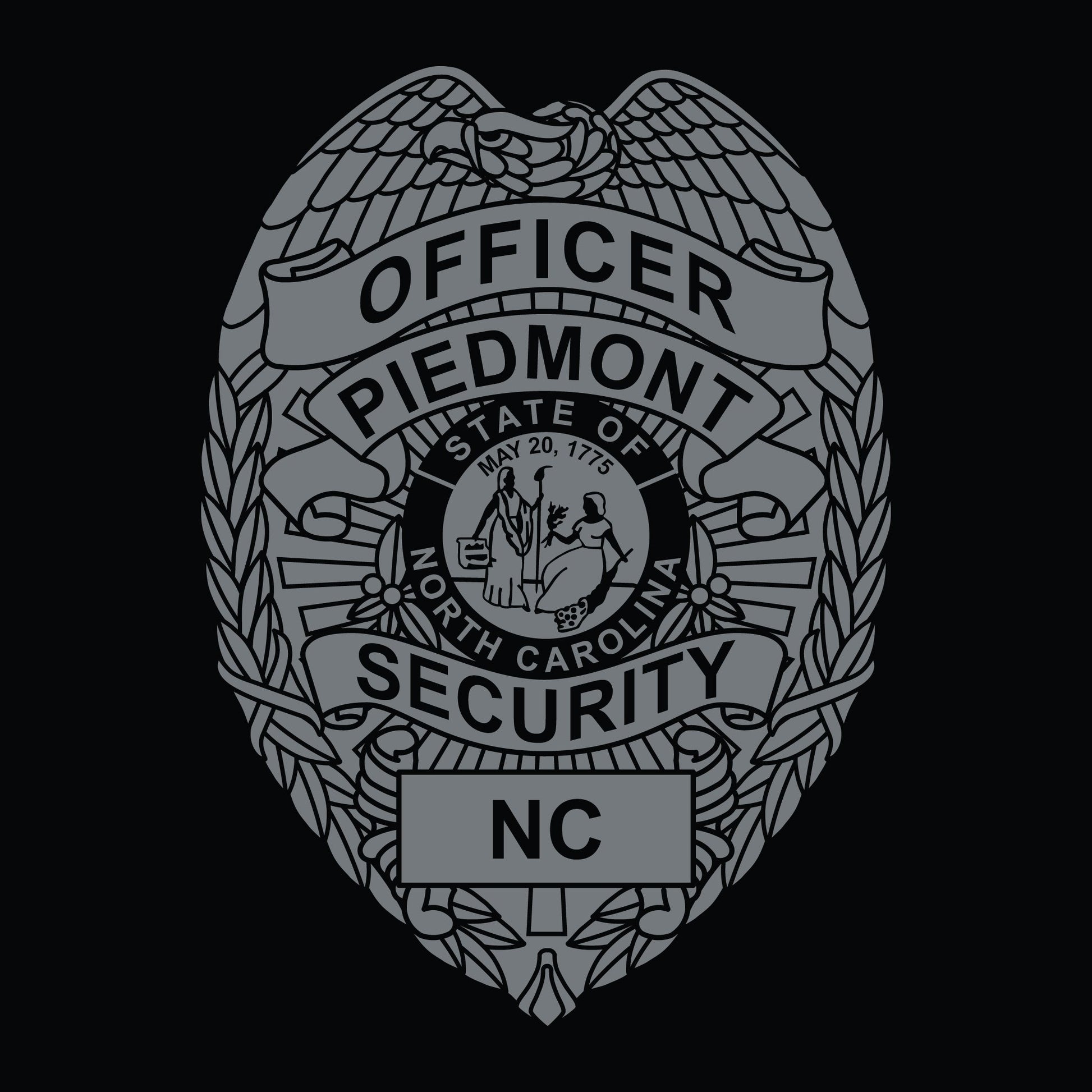 [PIEDMONT POLICE AND SECURITY] PATROL Utility Shirt [BLACK]-13 Fifty Apparel