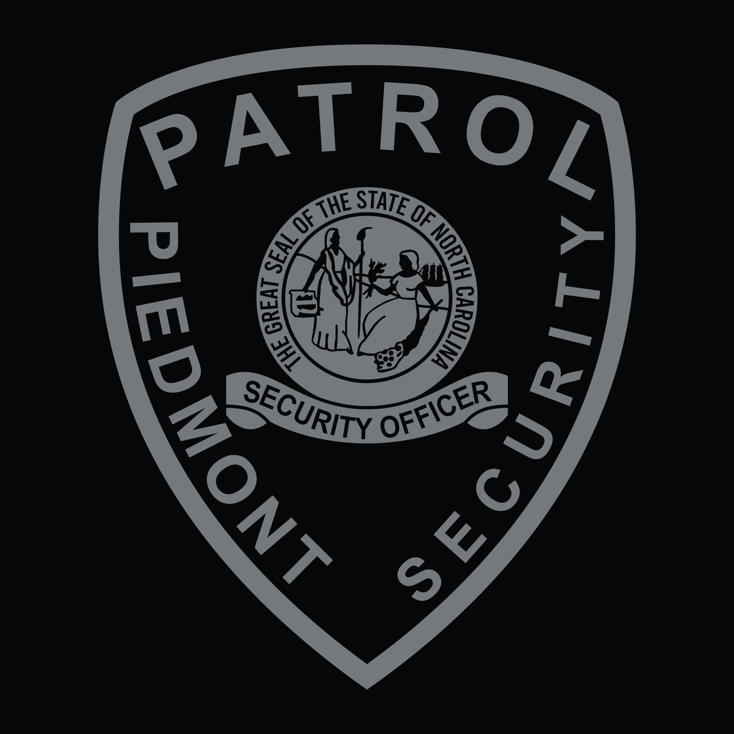 [PIEDMONT POLICE AND SECURITY] PATROL Utility Shirt [BLACK]-13 Fifty Apparel