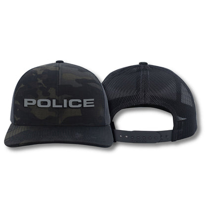 [POLICE] Adjustable Mesh Back Cap 13 Fifty Apparel 