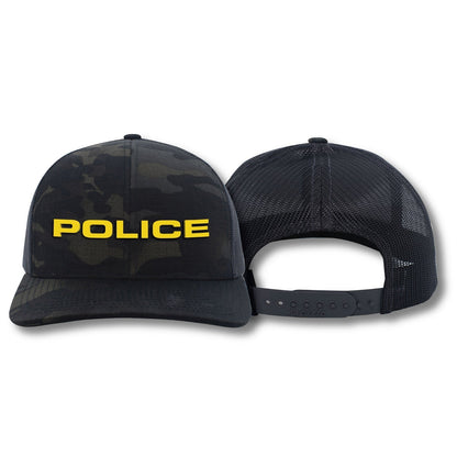 [POLICE] Adjustable Mesh Back Cap-13 Fifty Apparel