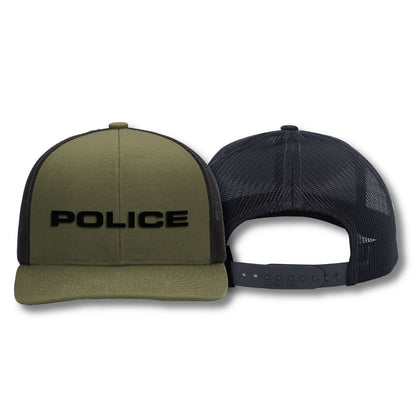 [POLICE] Adjustable Mesh Back Cap-13 Fifty Apparel