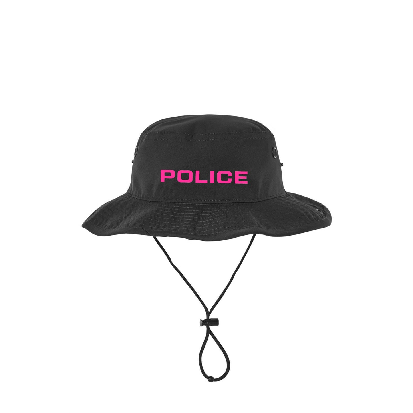 [POLICE] Boonie Hat [BLK/PNK]-13 Fifty Apparel