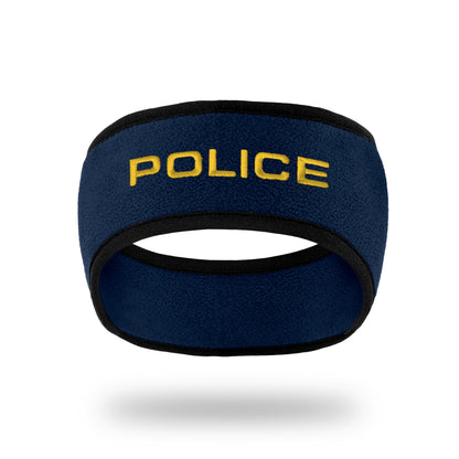[POLICE] Cold-Weather Headband [NVY/GLD]-13 Fifty Apparel