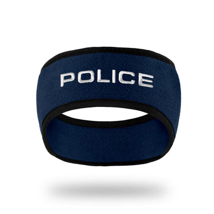 [POLICE] Cold-Weather Headband [NVY/WHT]-13 Fifty Apparel