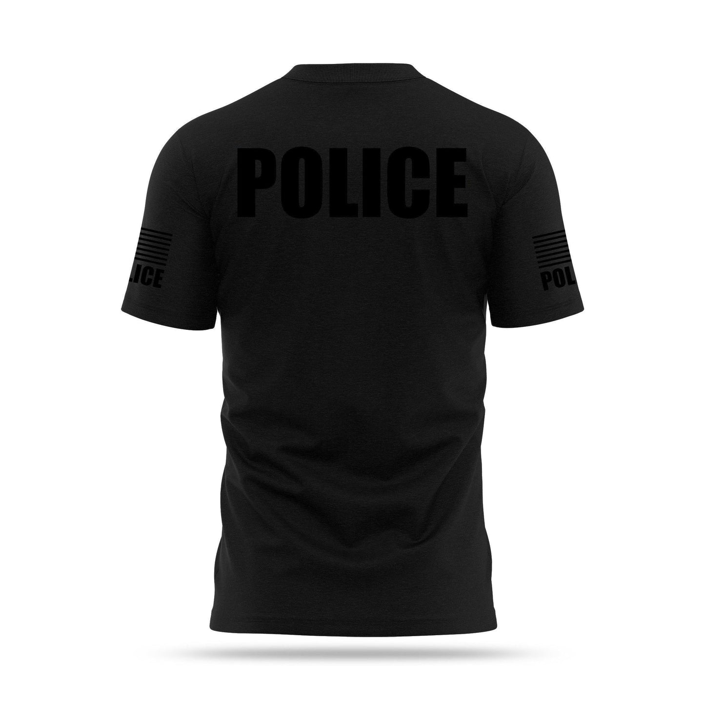 [POLICE] Cotton Blend Shirt [BLK/BLK]-13 Fifty Apparel