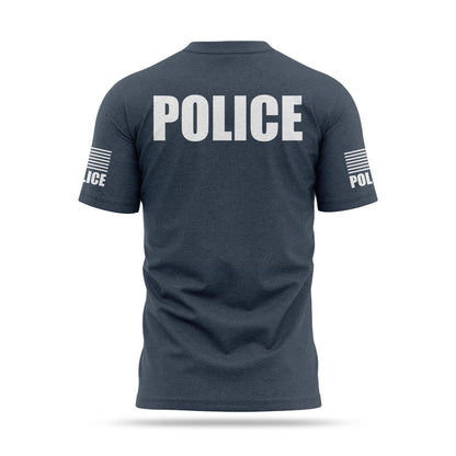 [POLICE] Cotton Blend Shirt [NVY/GRY]-13 Fifty Apparel