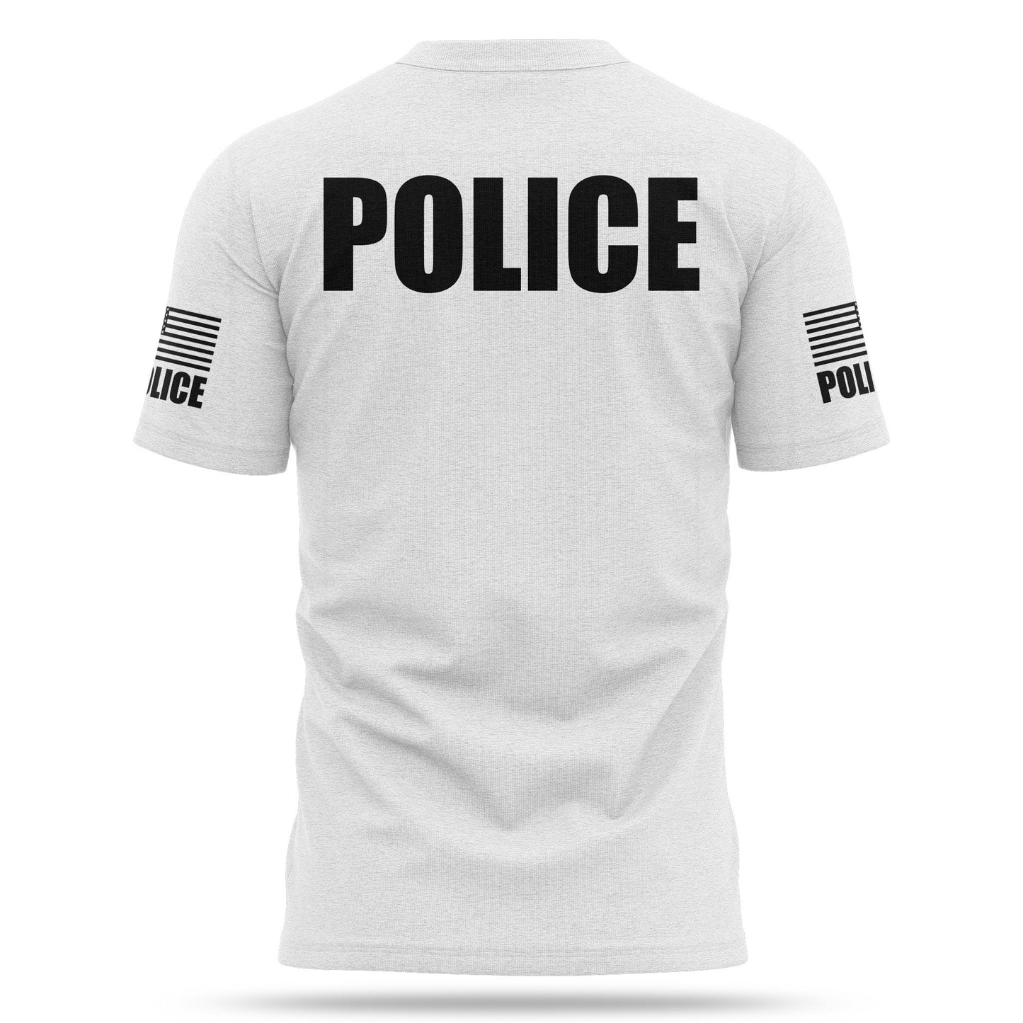 [POLICE] Cotton Blend Shirt [WHT/BLK]-13 Fifty Apparel