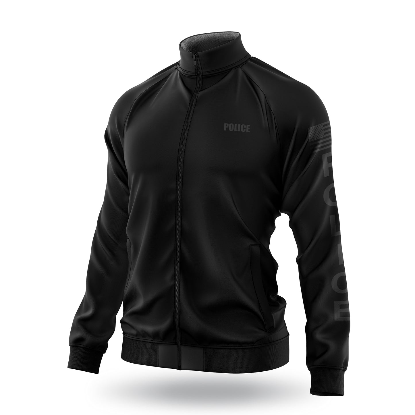 [POLICE] Defender Jacket [BLK/BLK]-13 Fifty Apparel