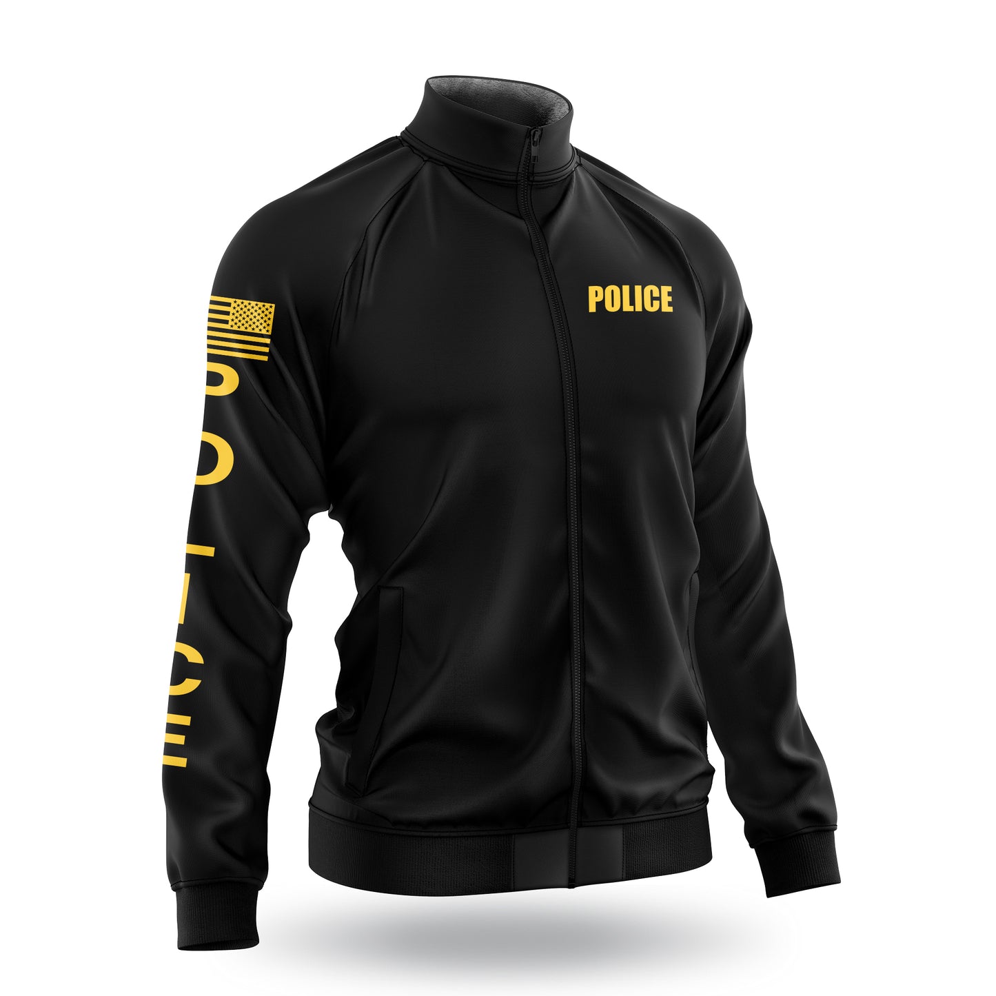 [POLICE] Defender Jacket [BLK/GLD]-13 Fifty Apparel