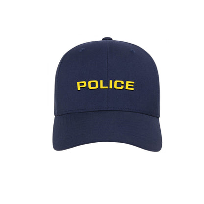 [POLICE] Flexfit® Adjustable Cap [NVY/GLD]-13 Fifty Apparel