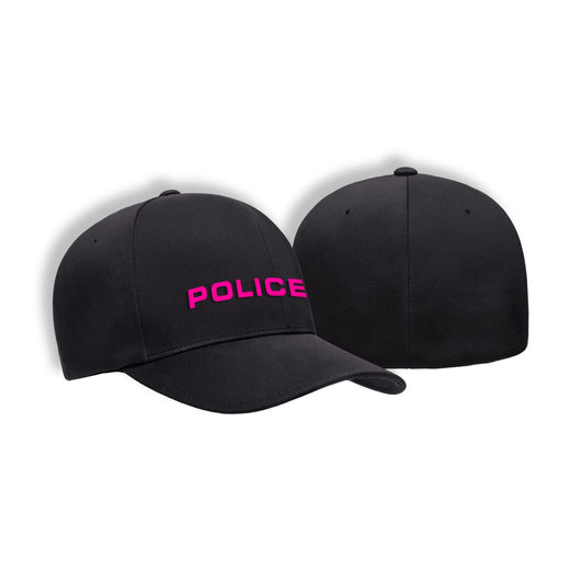 [POLICE] Flexfit Delta® Cap [BLK/PNK]-13 Fifty Apparel