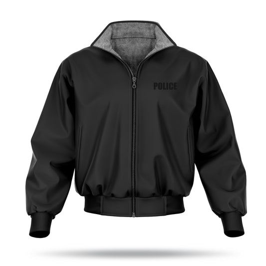 [POLICE] Guardian Jacket [BLK/BLK]-13 Fifty Apparel