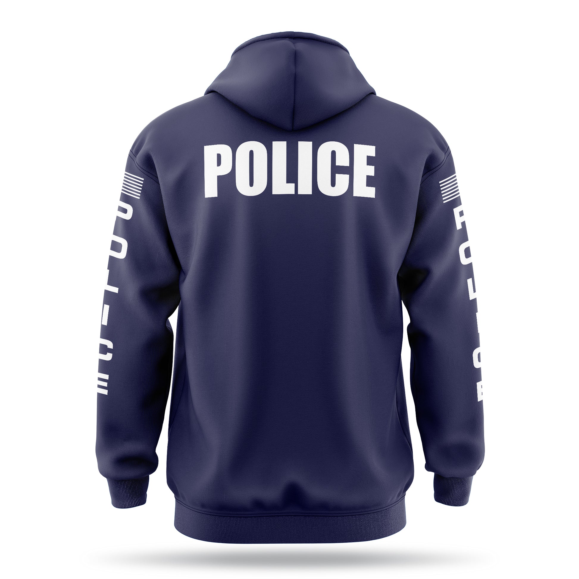 [POLICE] ﻿Heavy Blend Hoodie [NVY/WHT]-13 Fifty Apparel