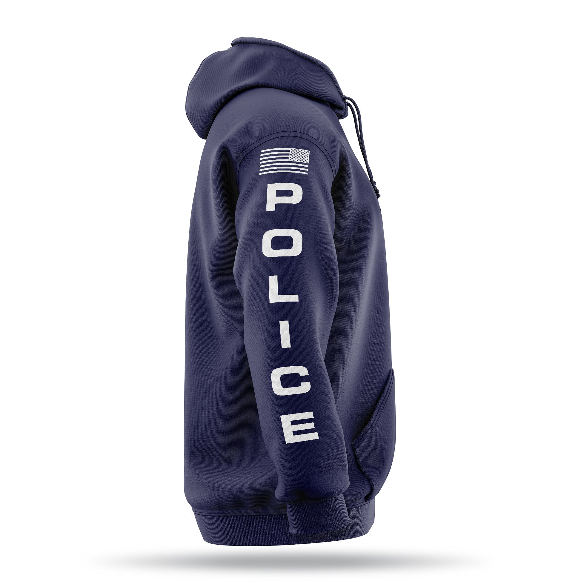 [POLICE] ﻿Heavy Blend Hoodie [NVY/WHT]-13 Fifty Apparel