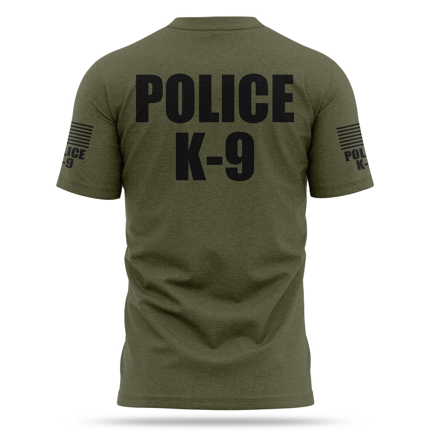 [POLICE K9] Cotton Blend Shirt [GRN/BLK]-13 Fifty Apparel