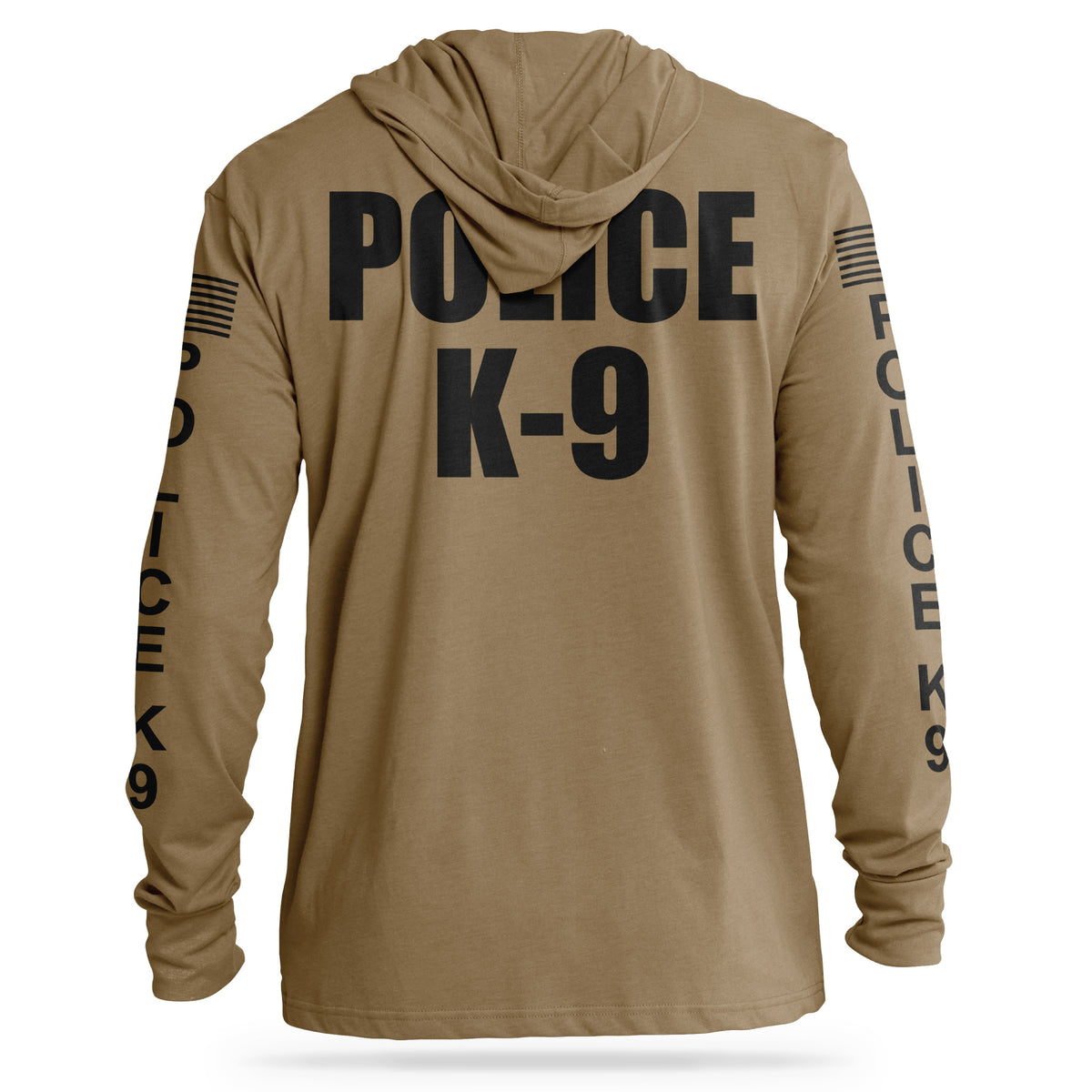 [POLICE K9] Cotton Hooded Tee [CYT/BLK]-13 Fifty Apparel