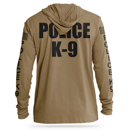 [POLICE K9] Cotton Hooded Tee [CYT/BLK]-13 Fifty Apparel