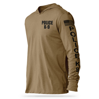 [POLICE K9] Cotton Hooded Tee [CYT/BLK]-13 Fifty Apparel