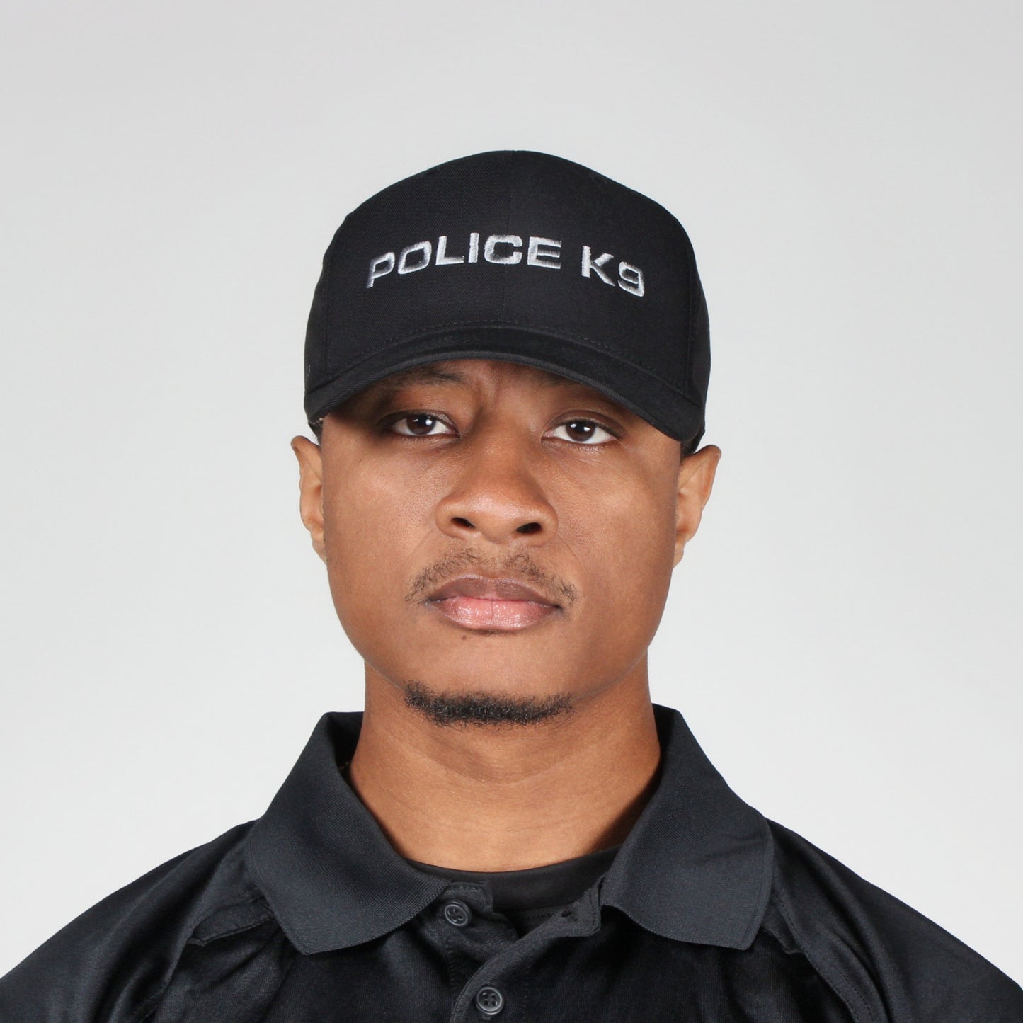 [POLICE K9] Embroidered Flexfit® Adjustable Cap [BLK/GRY]-13 Fifty Apparel