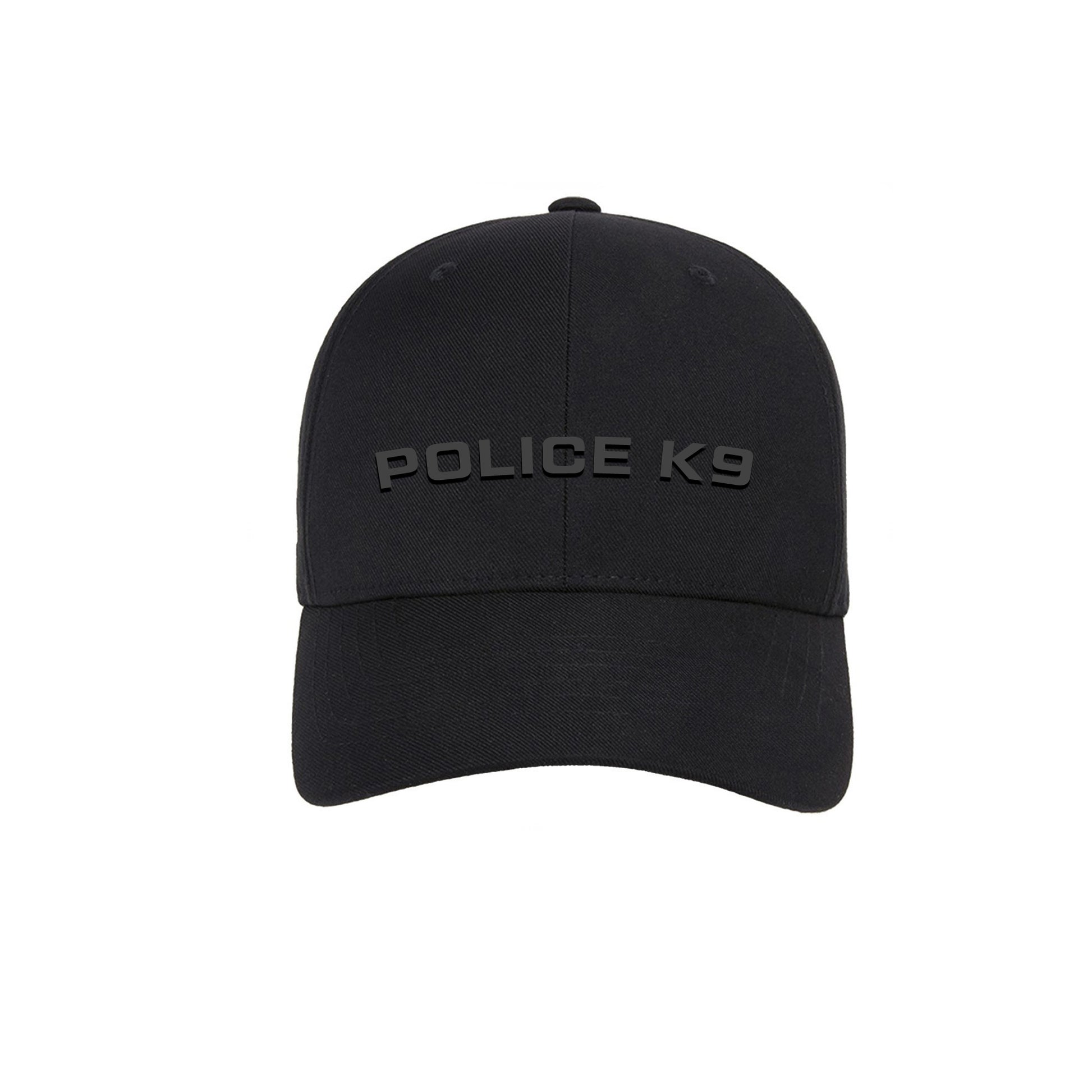 [POLICE K9] Flexfit® Adjustable Cap [BLK/BLK]-13 Fifty Apparel