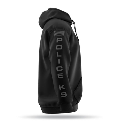 [POLICE K9] ﻿Heavy Blend Hoodie [BLK/GRY]﻿-13 Fifty Apparel