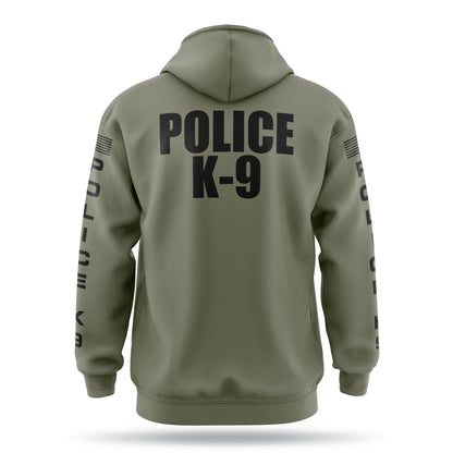 [POLICE K9] ﻿Heavy Blend Hoodie [GRN/BLK]﻿-13 Fifty Apparel
