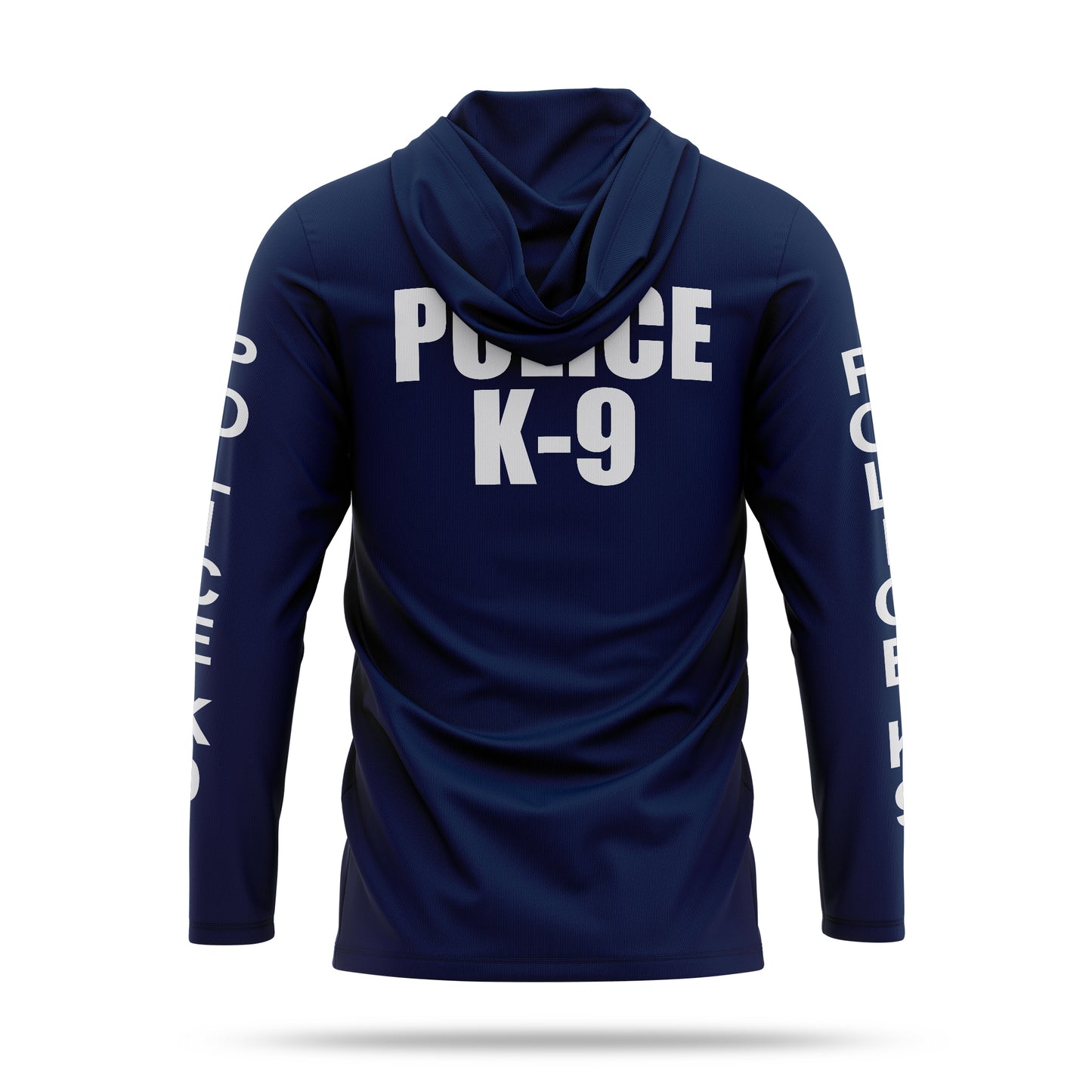 [POLICE K9] Men's Hooded Long Sleeve [NVY/WHT]-13 Fifty Apparel