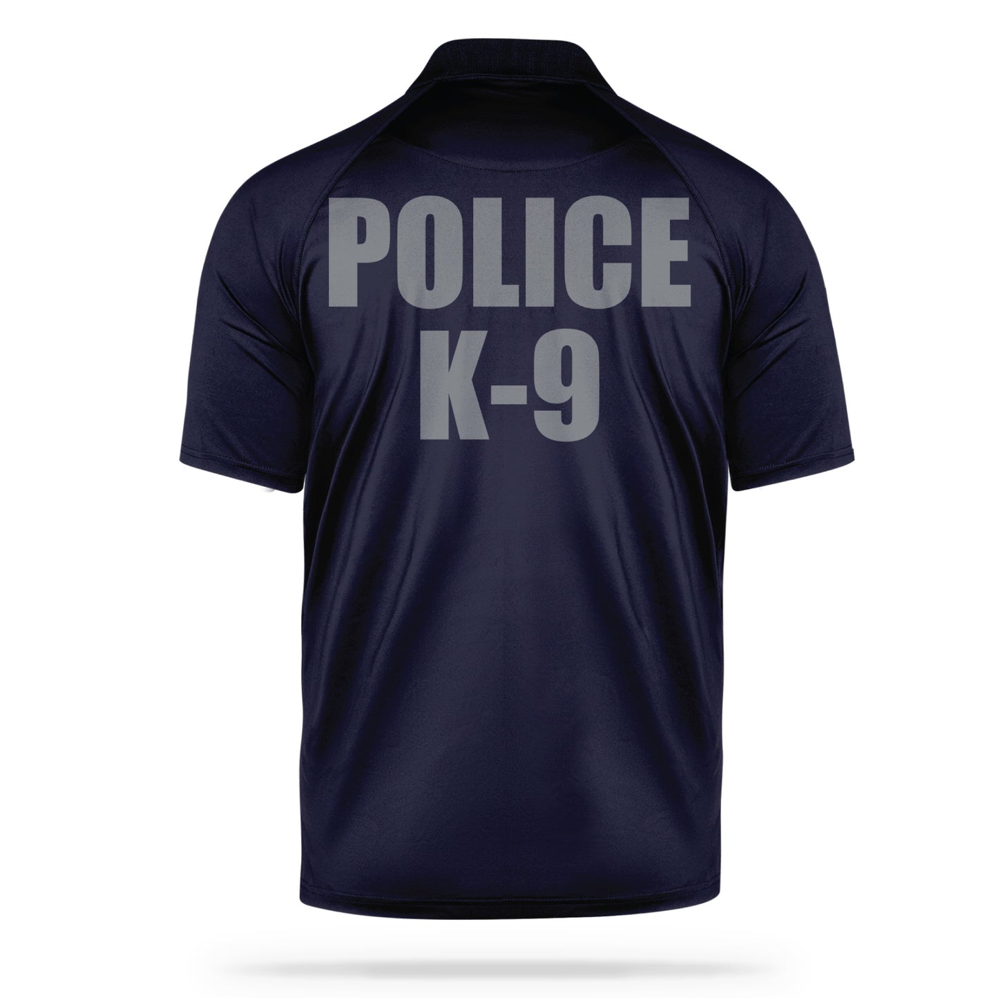 [POLICE K9] Men's Performance Polo [NVY/GRY]-13 Fifty Apparel
