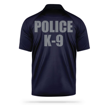 [POLICE K9] Men's Performance Polo [NVY/GRY]-13 Fifty Apparel