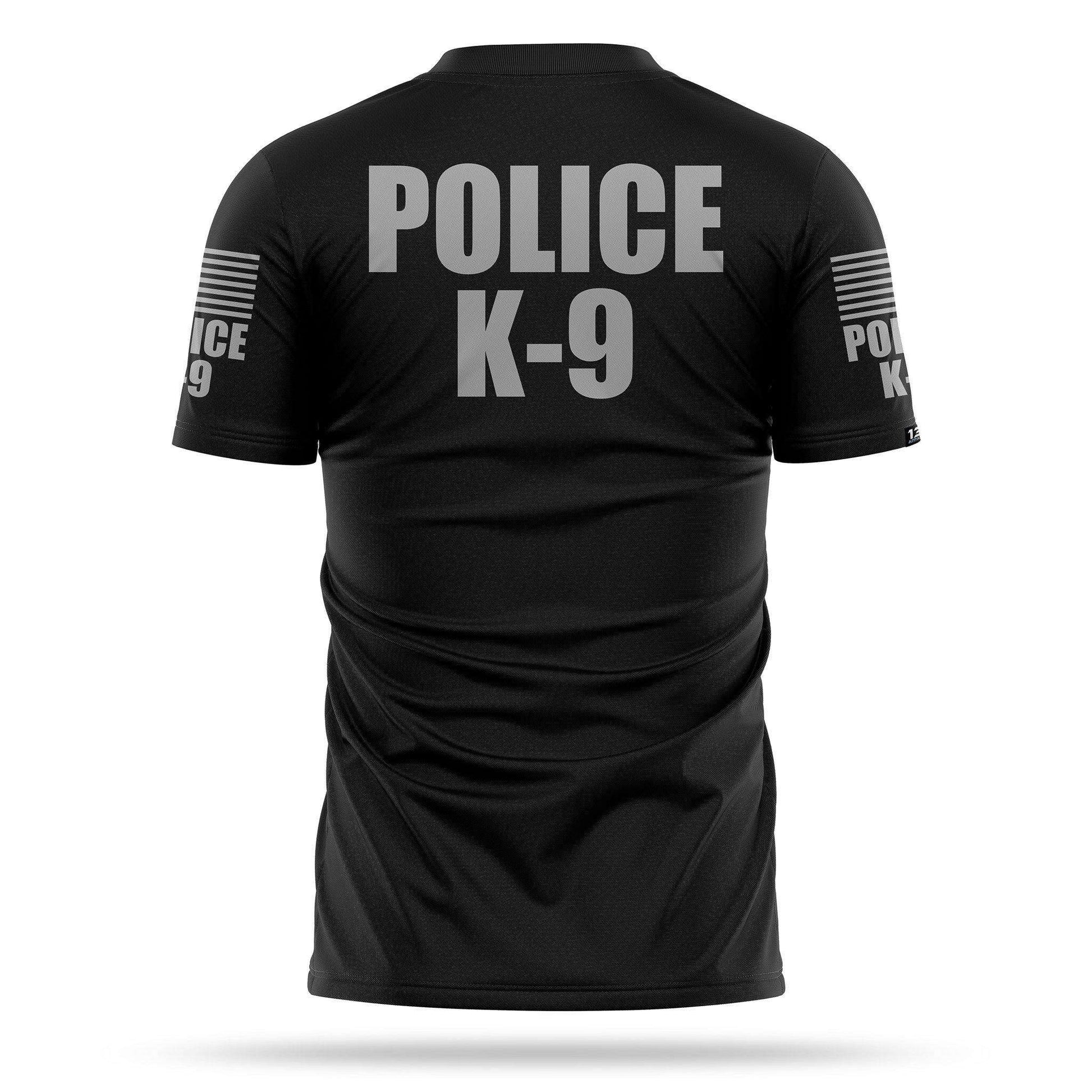 [POLICE K9] Men's Performance Shirt [BLK/GRY]-13 Fifty Apparel