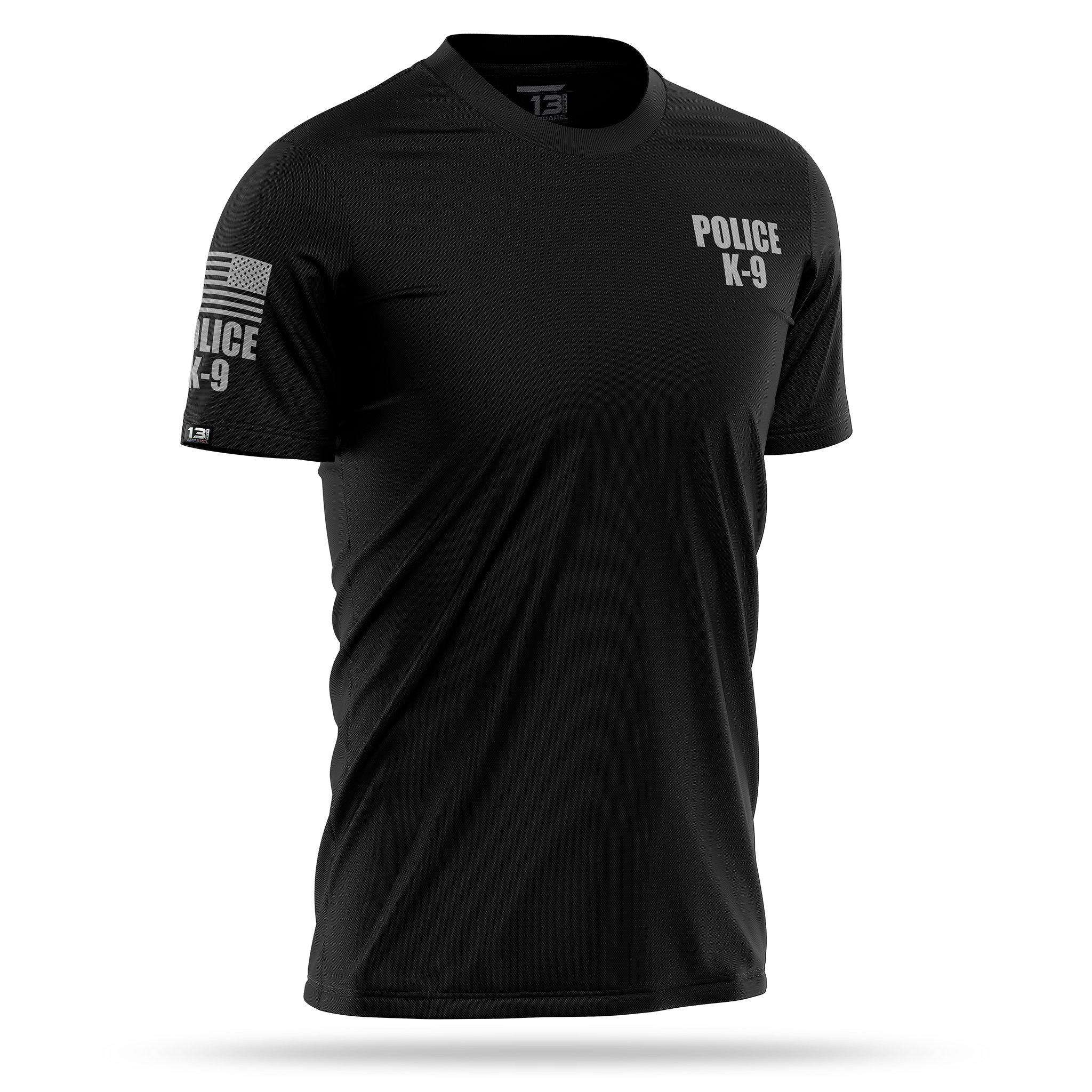 POLICE K9 Men s Performance Shirt BLK GRY 13 Fifty Apparel