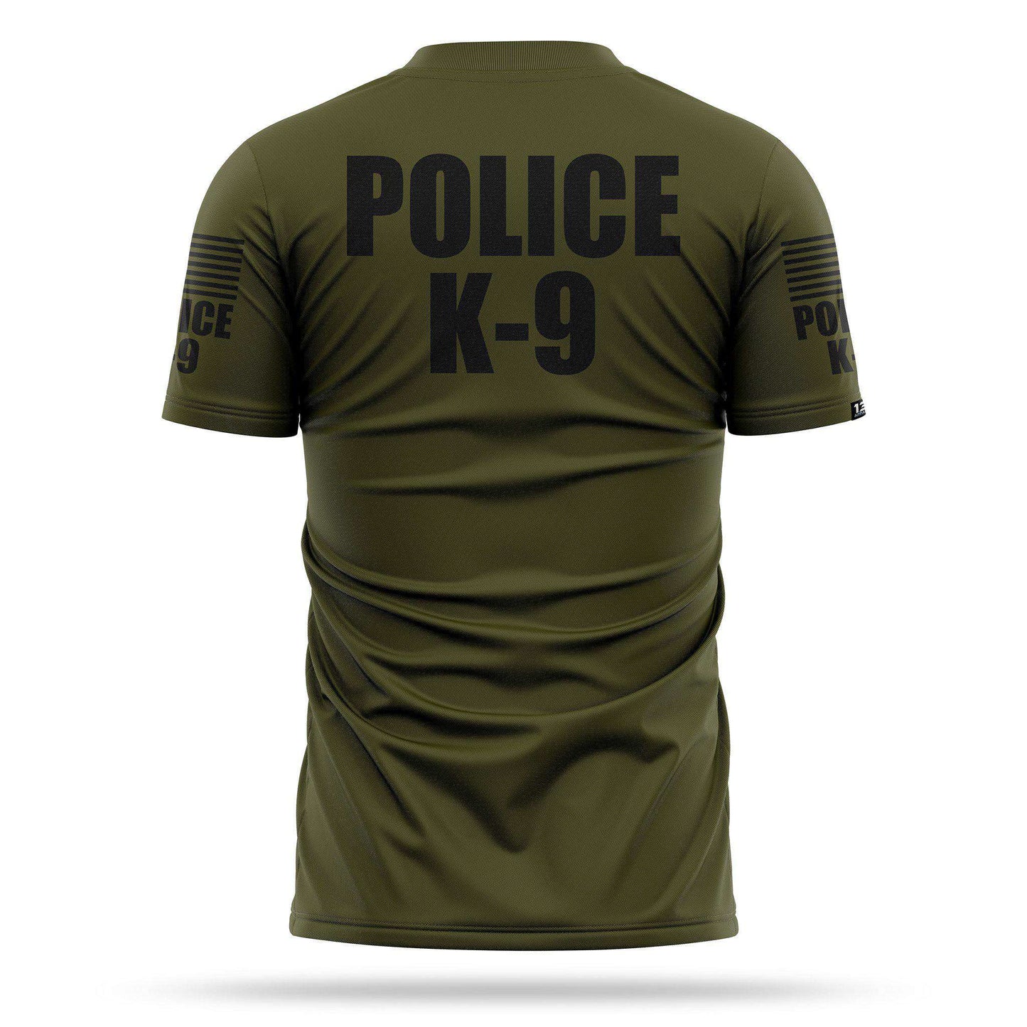 [POLICE K9] Men's Performance Shirt [GRN/BLK]-13 Fifty Apparel