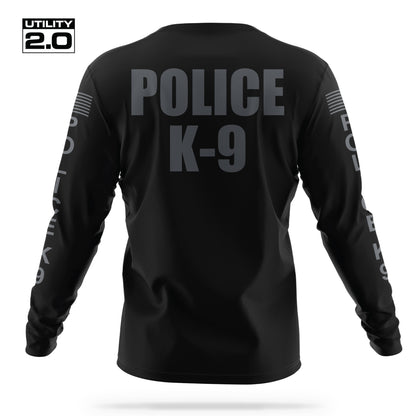 [POLICE K9] Men's Utility 2.0 Long Sleeve [BLK/GRY]-13 Fifty Apparel