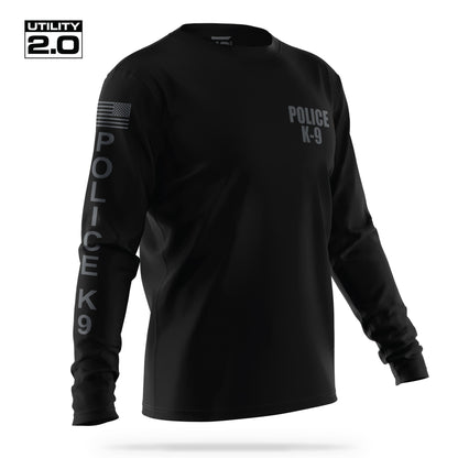 [POLICE K9] Men's Utility 2.0 Long Sleeve [BLK/GRY]-13 Fifty Apparel