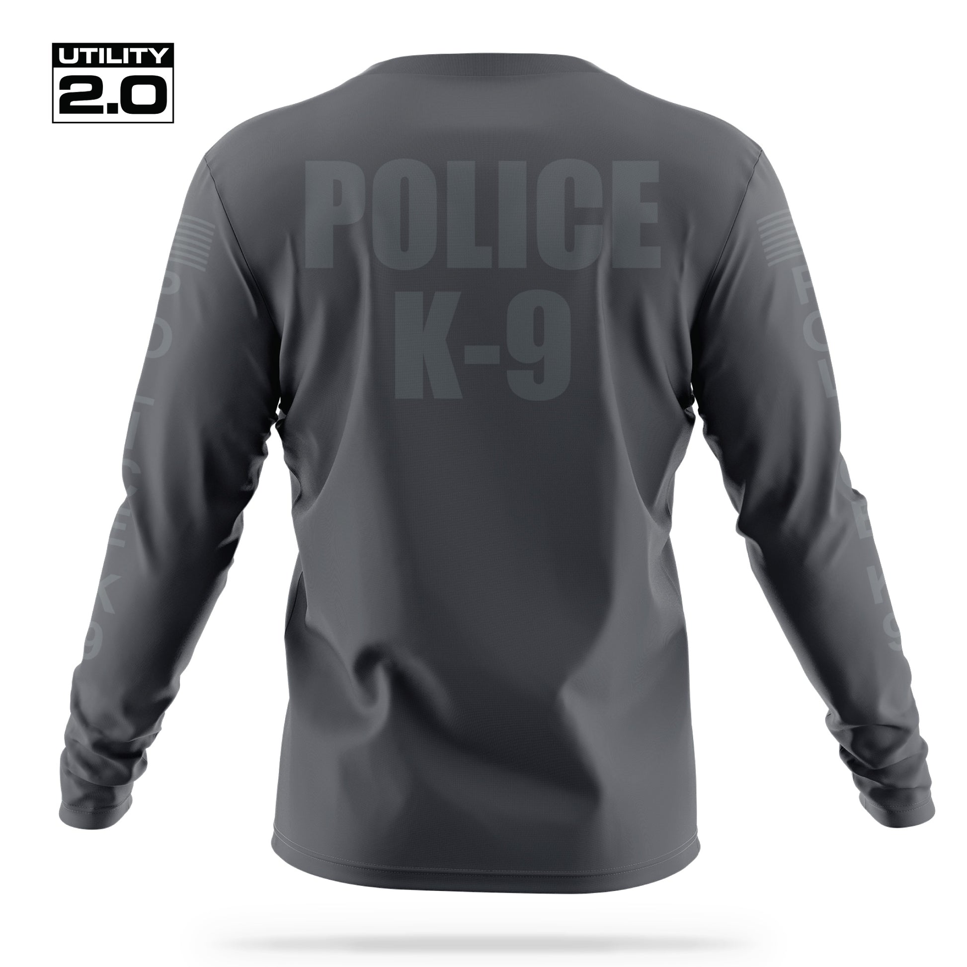 [POLICE K9] Men's Utility 2.0 Long Sleeve [CHAR/GRY]-13 Fifty Apparel