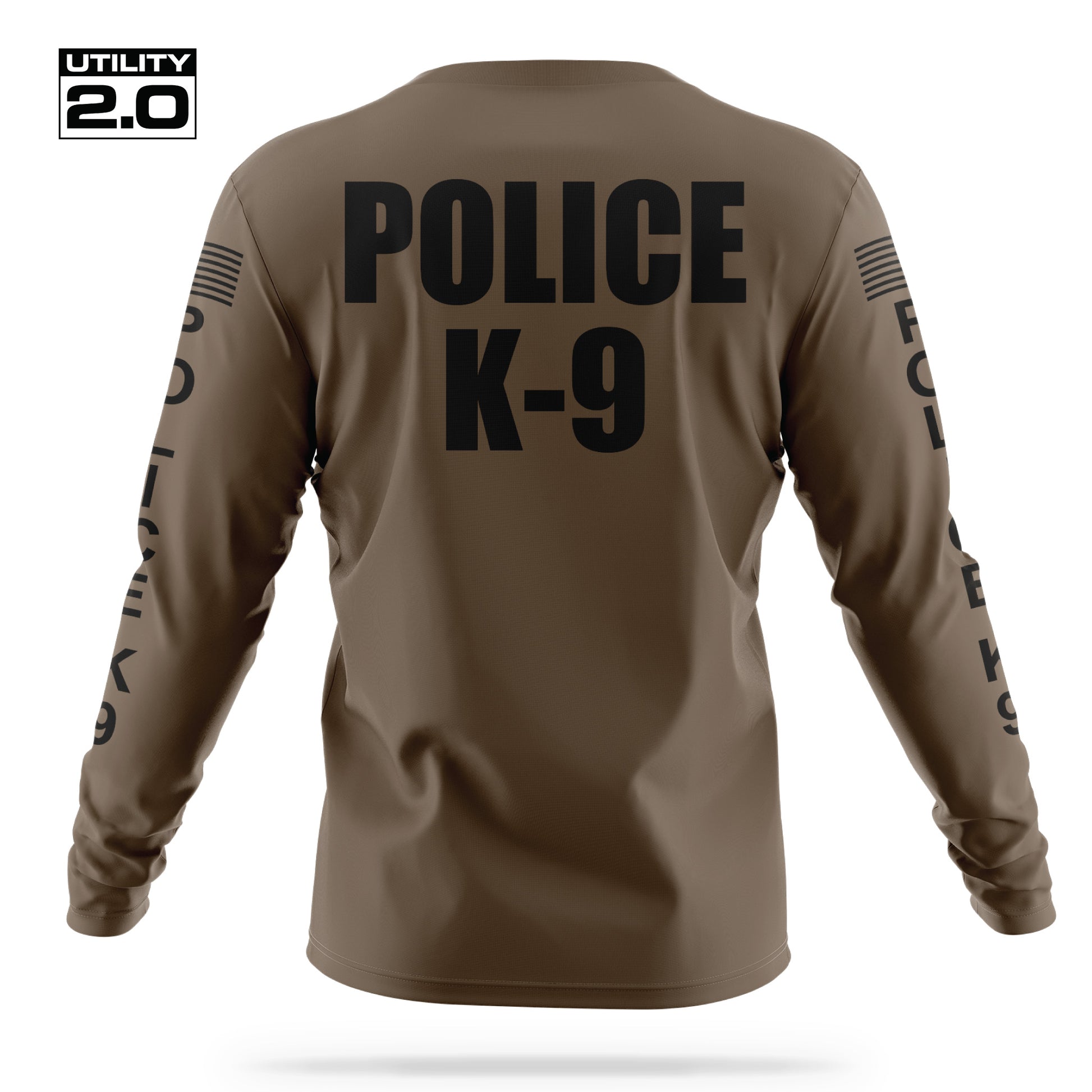 [POLICE K9] Men's Utility 2.0 Long Sleeve [CIGA/BLK]-13 Fifty Apparel