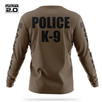 [POLICE K9] Men's Utility 2.0 Long Sleeve [CIGA/BLK]-13 Fifty Apparel