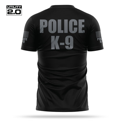 [POLICE K9] Men's Utility 2.0 Short Sleeve [BLK/GRY]-13 Fifty Apparel