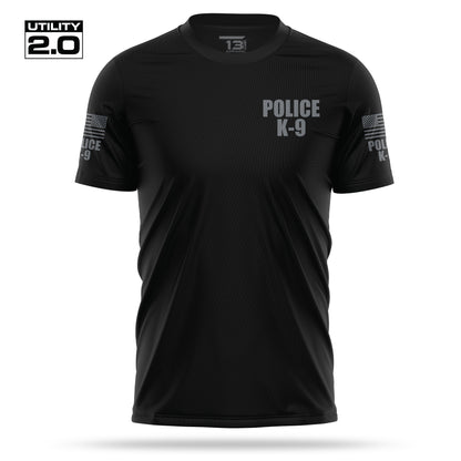 [POLICE K9] Men's Utility 2.0 Short Sleeve [BLK/GRY]-13 Fifty Apparel