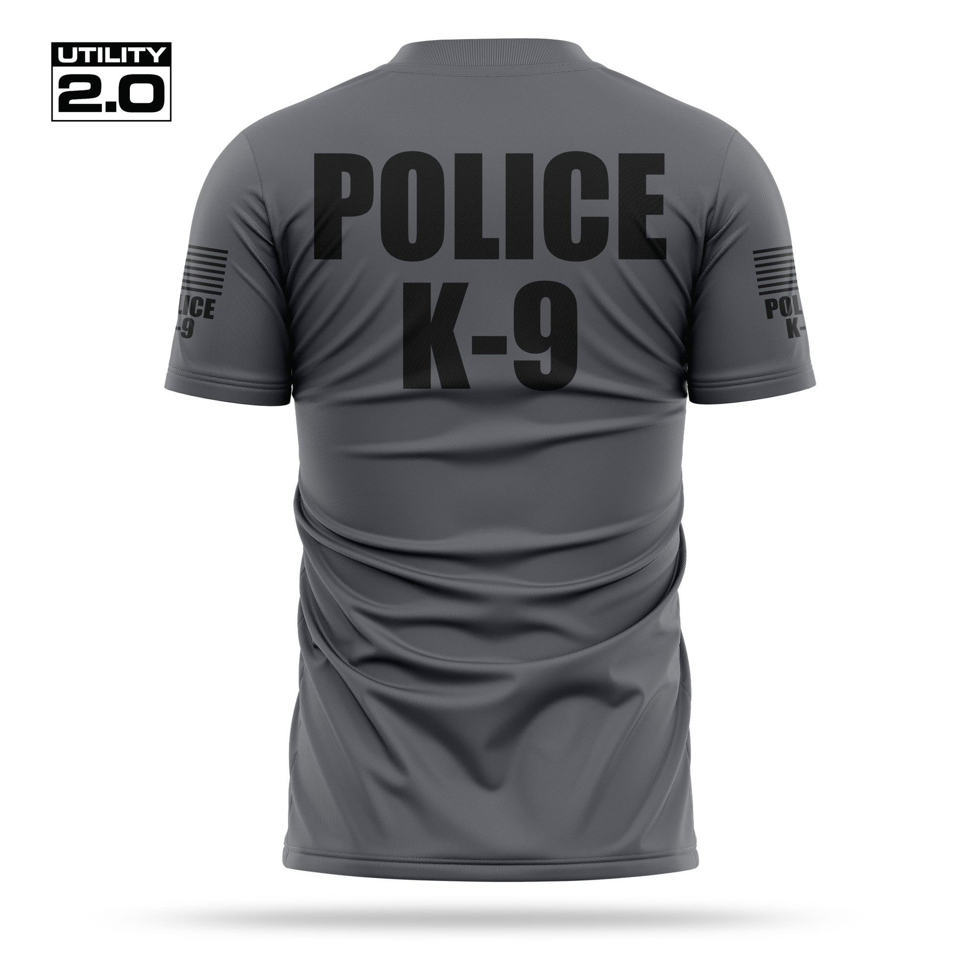 [POLICE K9] Men's Utility 2.0 Short Sleeve [CHAR/BLK]-13 Fifty Apparel