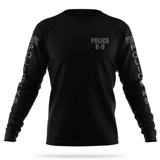 [POLICE K9] Men's Utility Long Sleeve [BLK/GRY] 13 Fifty Apparel 