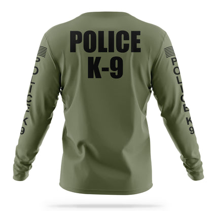 [POLICE K9] Men's Utility Long Sleeve [GRN/BLK]-13 Fifty Apparel