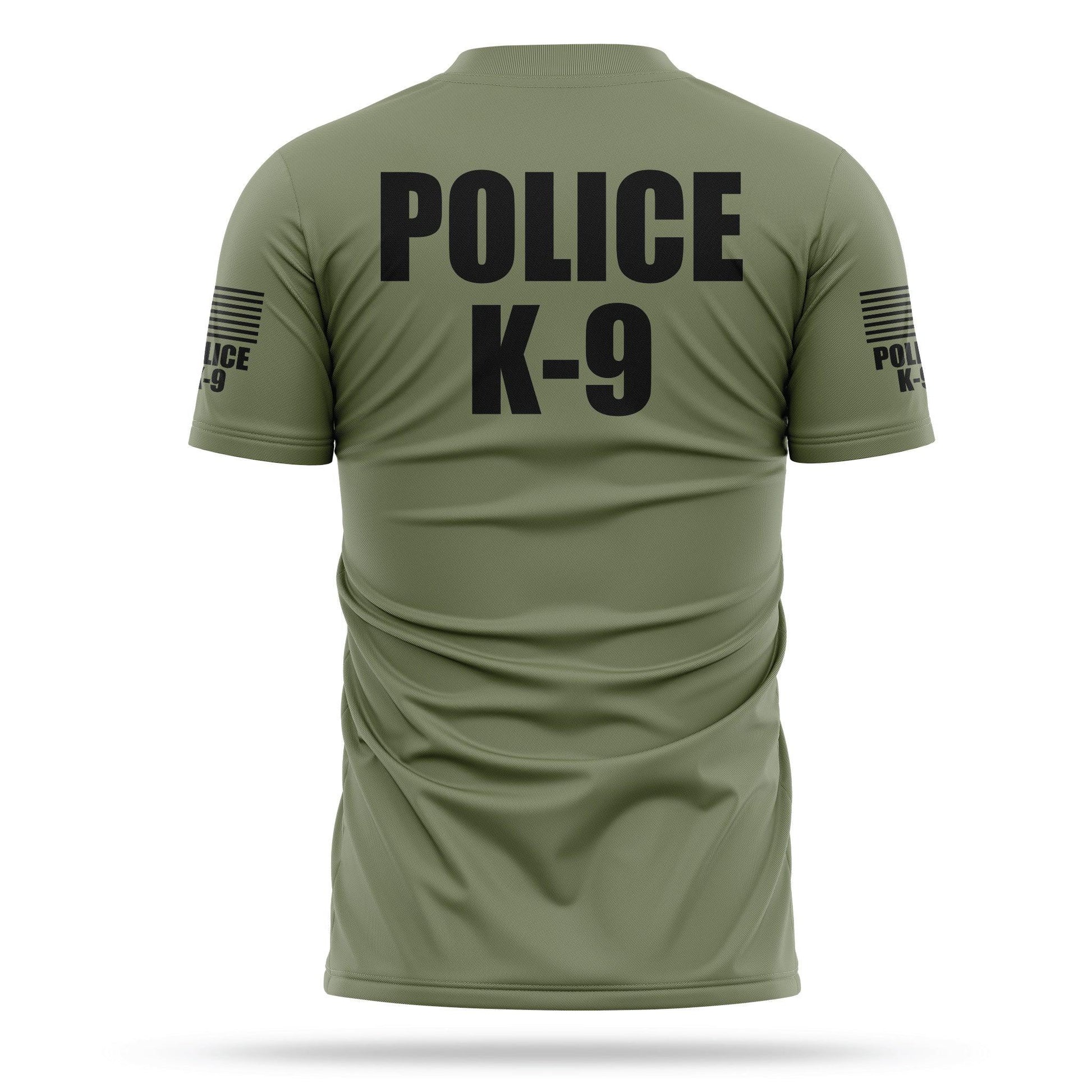 [POLICE K9] Men's Utility Shirt [GRN/BLK]-13 Fifty Apparel