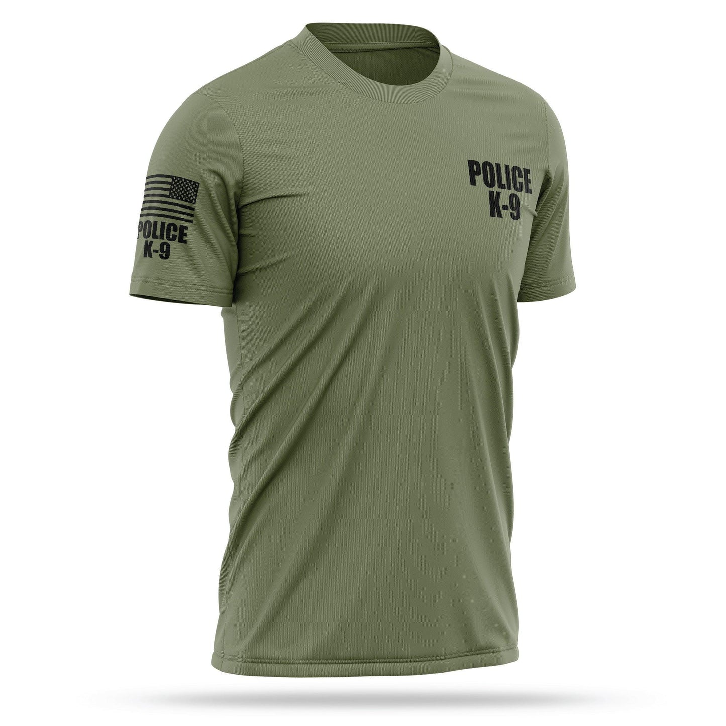 [POLICE K9] Men's Utility Shirt [GRN/BLK]-13 Fifty Apparel