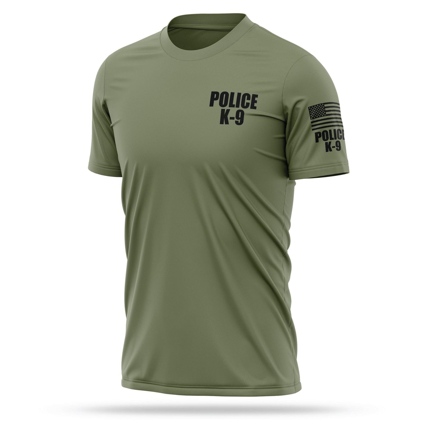 [POLICE K9] Men's Utility Shirt [GRN/BLK]-13 Fifty Apparel