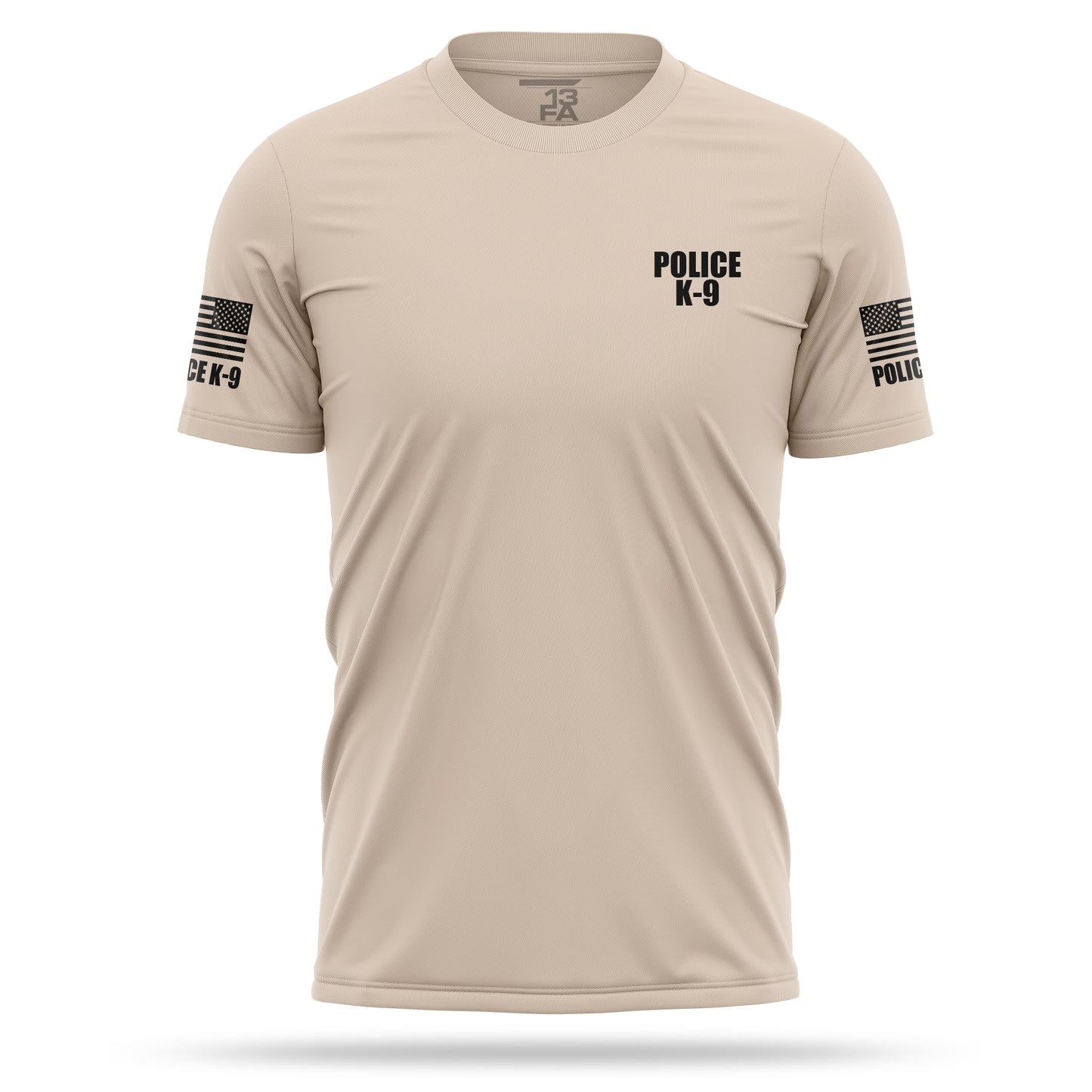 [POLICE K9] Men's Utility Shirt [SND/BLK]-13 Fifty Apparel