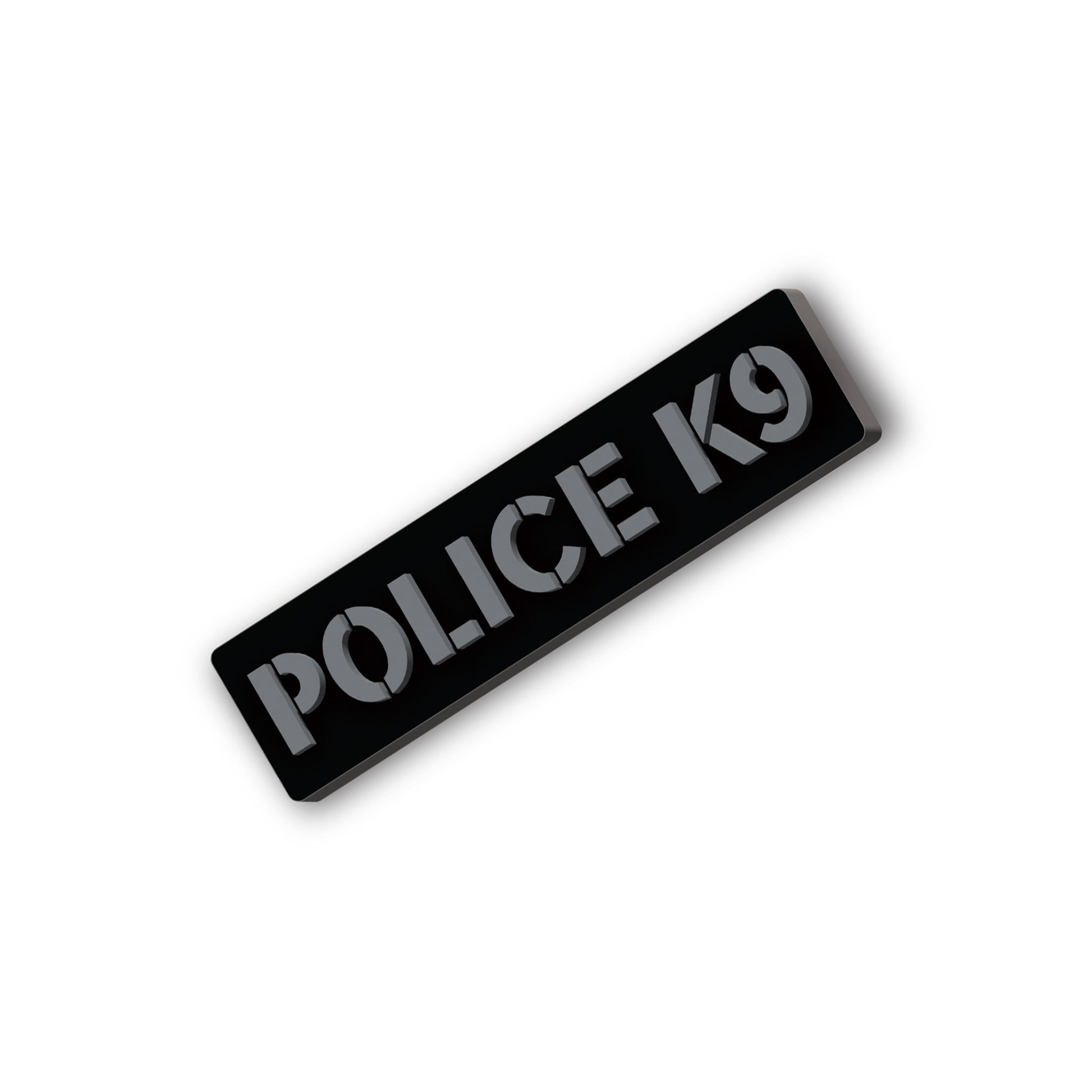 [POLICE K9] Operator PVC Patch [BLK/GRY]-13 Fifty Apparel