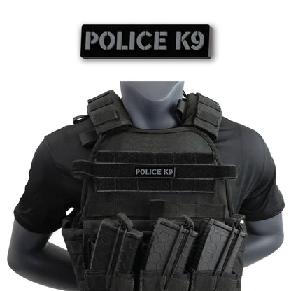 [POLICE K9] Operator PVC Patch [BLK/GRY]-13 Fifty Apparel