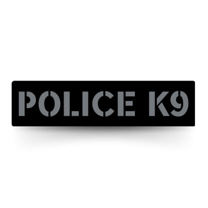 [POLICE K9] Operator PVC Patch [BLK/GRY]-13 Fifty Apparel