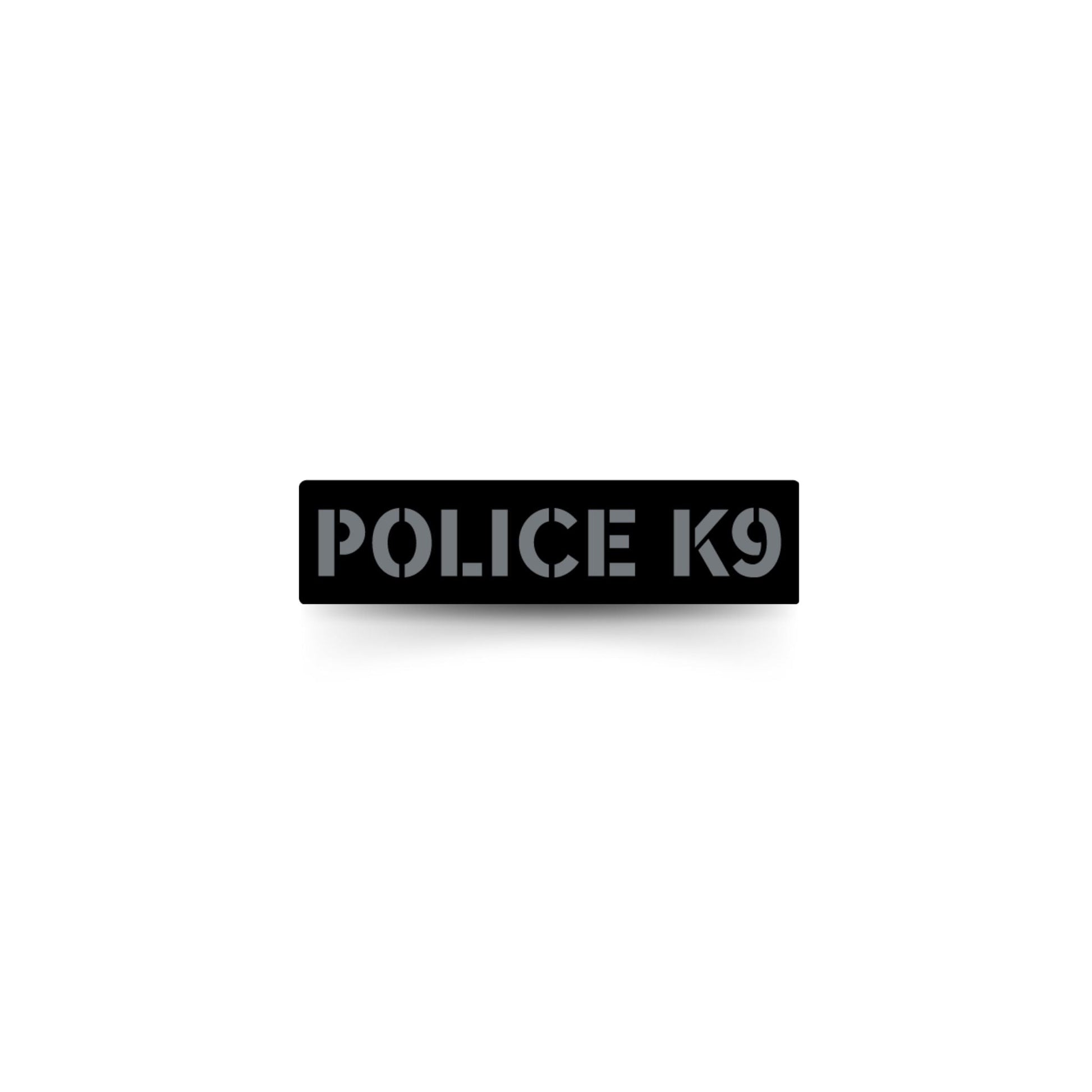 [POLICE K9] Operator PVC Patch [BLK/GRY]-13 Fifty Apparel